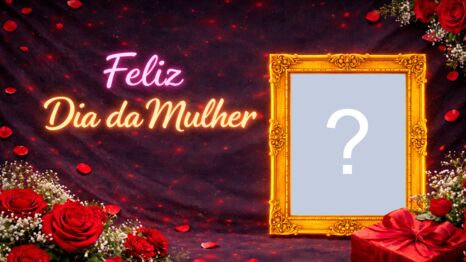 💐 Video comemorativo do Dia da Mulher. Faça o seu com uma foto!👩