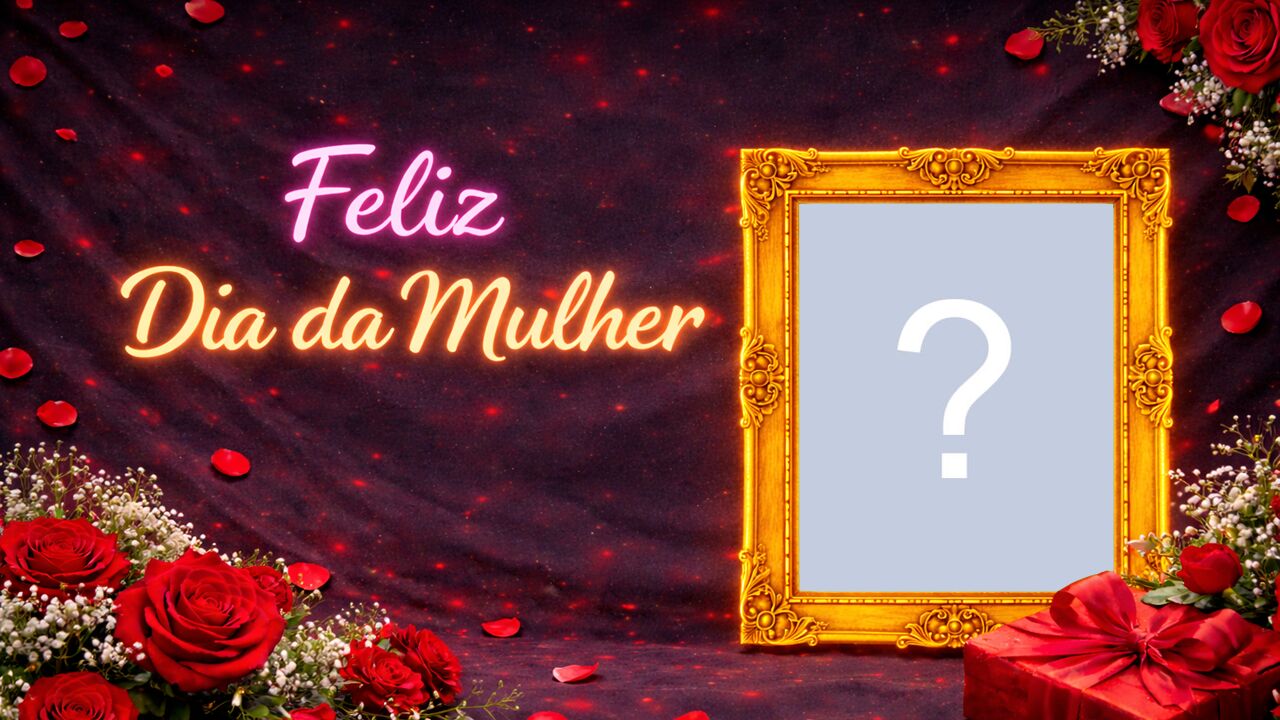💐 Video comemorativo do Dia da Mulher. Faça o seu com uma foto!👩