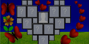 Corazón hecho de 21 amigos. Crea el tuyo