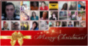 Collage de fotos con 25 amigos de Facebook! Tema de la Navidad!