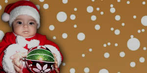 Mosaico de la Navidad con 10 amigos, y hermosa frase de Navidad!