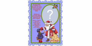 Crie seu Scrap com uma Linda mensagem Natalina com sua Foto!