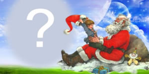Como ficaria sua Foto com Papai Noel Nas Nuvens?